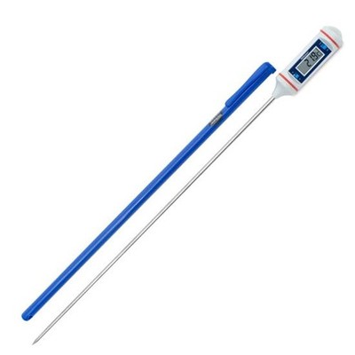 Traceable Digital Pocket Thermometer with Calibration, 302°F; 8'' Long-Stem