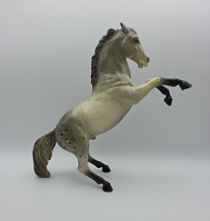 Breyer Traditional Model Horse KING FIGHTING STALLION #32 Glossy Appaloosa BODY