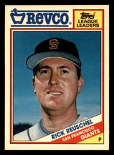 1988 Topps Revco SAN FRANCISCO GIANTS Team Set Team Set