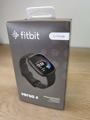 Fitbit Versa 4 Fitness Smartwatch - Graphite & Black - Open Box