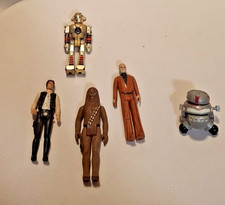 ACTION FIGURE STAR WARS, personaggi giocattoli vintage gadget Anni 70 e 80
