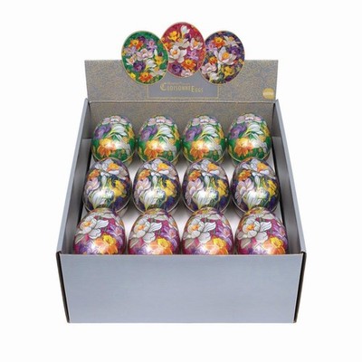 Cloisonne Floral Ostereier mittel Dose Ostereier 3er Set verschiedene Designs