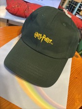 NEW HARRY POTTER OFFICIALLY LICENSED Dad Hat Cap Dark Green Adjustable One Size