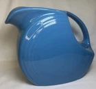 Fiesta Large Disc Pitcher Peacock Blue 64oz. 7"H Fiestaware HLC USA Retired