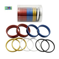 Go Kart Master 50mm Wheel Hub Aluminum Axle Spacer Kit, 10pc Set
