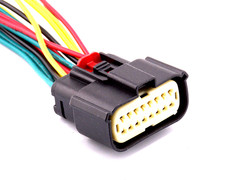 16-Pin Headlight Harness Repair Plug Universal Lighting Connector Pro Grade