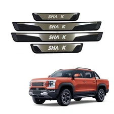 4PCS Outside Door Sill Scuff Molding Trim Fits For BYD Shark 6 2024-2026