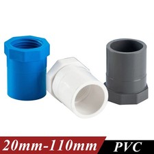 Female Threaded Socket Coupling Straight Connector Pipe Fitting 20 mm-110 mm PVC