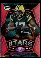2021 Panini Certified #CS-5 Davante Adams Certified Stars Mirror Pink #/199