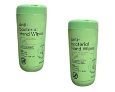Biopure Plant Based Anti-Bacterial Hand Wipes with Aloe & Vitamin E, 50 ct Wipes