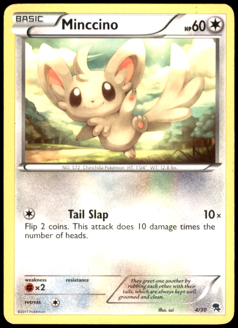 Minccino 88/114 Black and White Regular HP Pokemon TCG