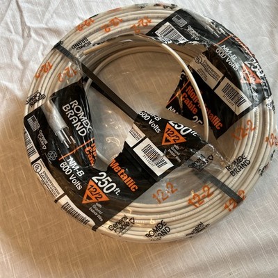 Romex wire 12-2 approx. 174 Feet Home Depot Romex Brand  Wire Open Box NM-B