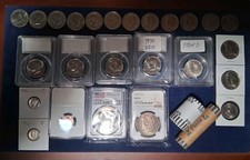 Estate Find Mixed Lot US Coin Collection Rolls, Morgan + More