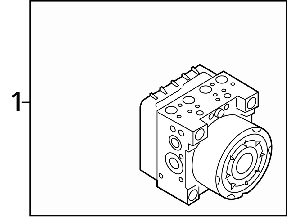 Módulo de control de bomba ABS Volkswagen Golf 2015-2016 BMR2R Foto 4 de 4
