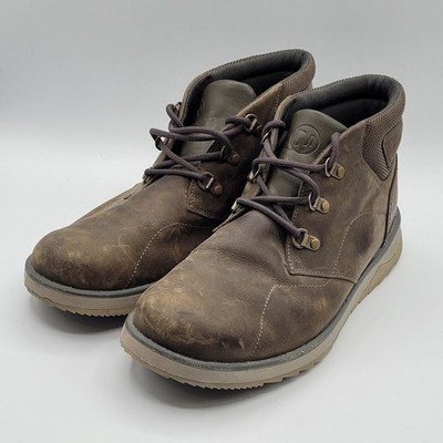 Merrell Boulder Chukka Boots Mens 10.5 Brown Leather Lace Up J23679