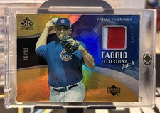 2005 Upper Deck Reflections #FRP-CZ Carlos Zambrano Fabric Patch #/99
