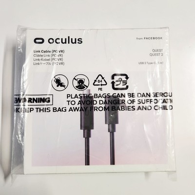 Quest (Oculus) Link Virtual Reality Headset Cable for Quest 2 and Quest - NEW