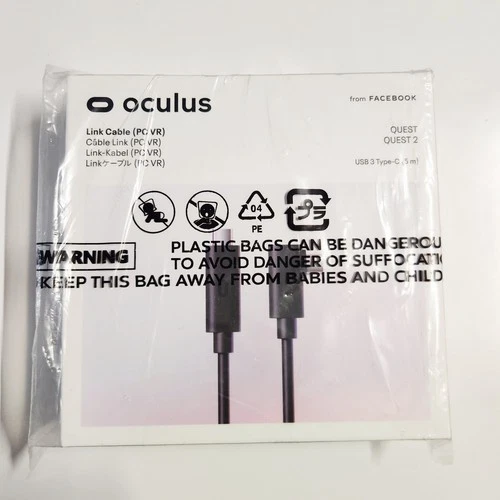 Quest (Oculus) Link Virtual Reality Headset Cable for Quest 2 and Quest - NEW