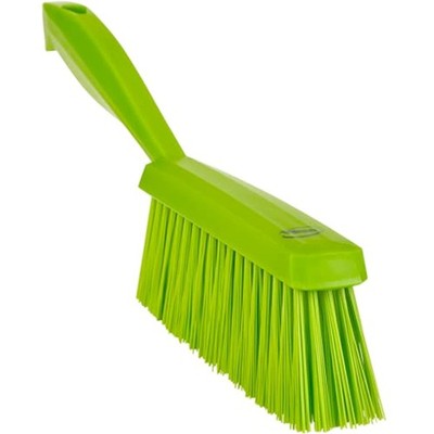 Vikan 458977 Brush,Hand,Medium,14'',PP/PBT,Lime Multicolor One Size