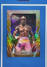 2026 Topps Chrome WWE Edris Enofé 35/50 Gold Sparkle