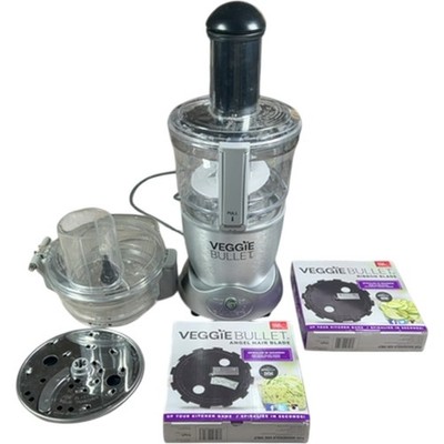 Nutribullet Veggie Bullet 3 in 1 Spiralisierer Küchenmaschine mit extra Klingen