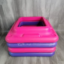 Lot of 4 The STEP Original Aerobic Risers Health Club Size 16"x16"/ 4" High