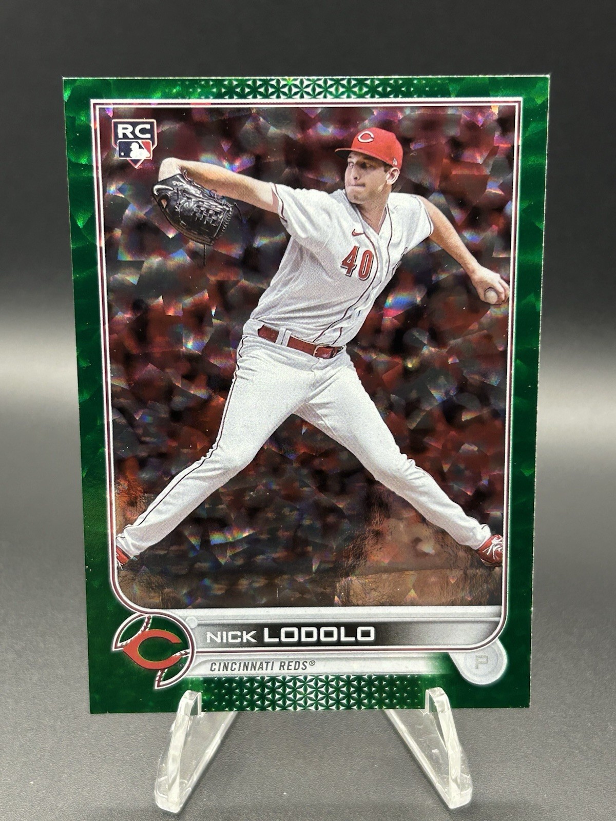 2022 Topps Update Series - Nick Lodolo #US298 Green Foil /499 (RC)