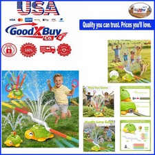 Water Sprinkler for Kids 3-in-1 Turtle Water Toy Outdoor Summer Fun for Ages ...