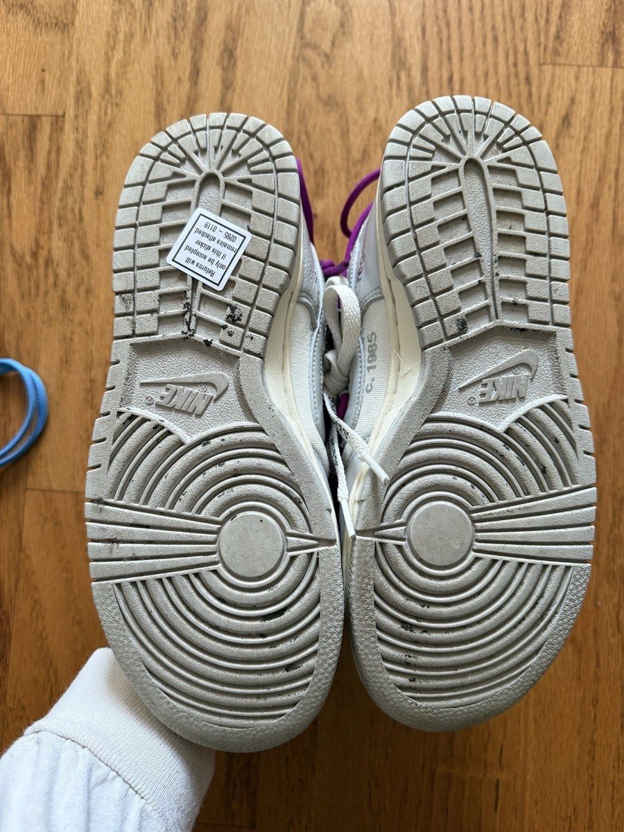 Size 4.5 - Off-White x Nike Dunk Low Lot 21 of 50 for sale online