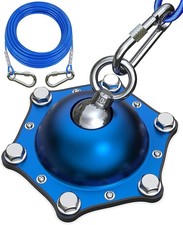 Dog Tie Out Cable and Stake for Camping,360 Swivel Dog Run- No Tangle,with 30FT