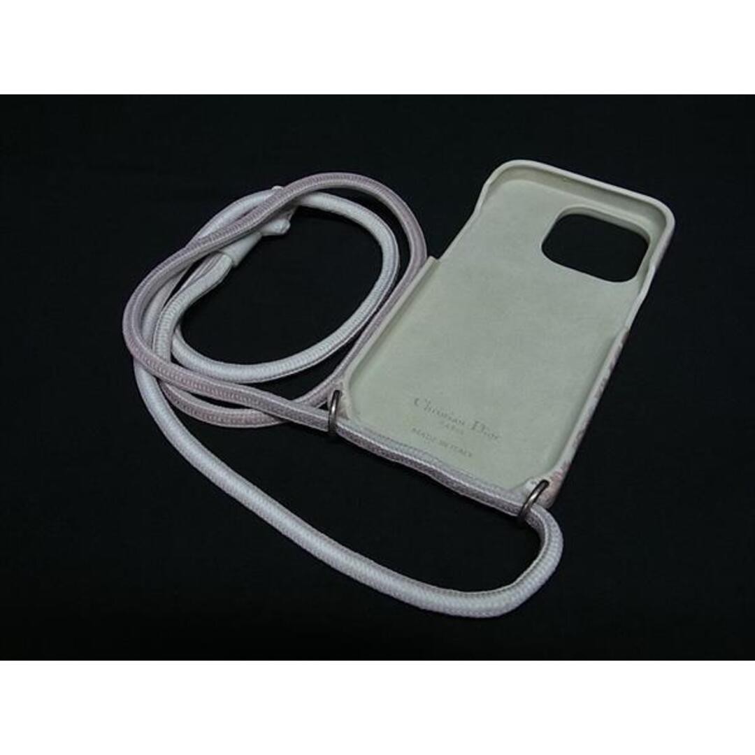 CHRISTIAN DIOR iPhone15 Pro Case Toile de Jouy Pink Beige