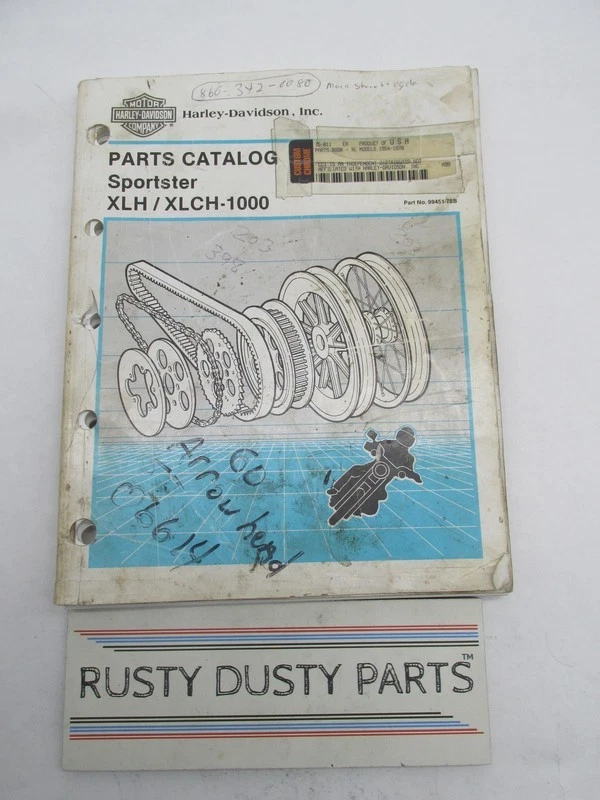 Harley-Davidson Motorcycle Manuals and Literature 1978 Year of