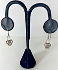 Malachite Serling 925 Earrings French Wire Vintage — photo 3