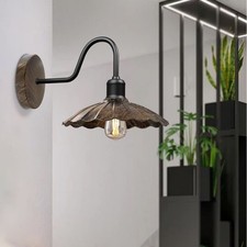 E27 Vintage Wall Lamp Retro Rustic Sconce Wall Lights Lamp Fixture Indoor UK