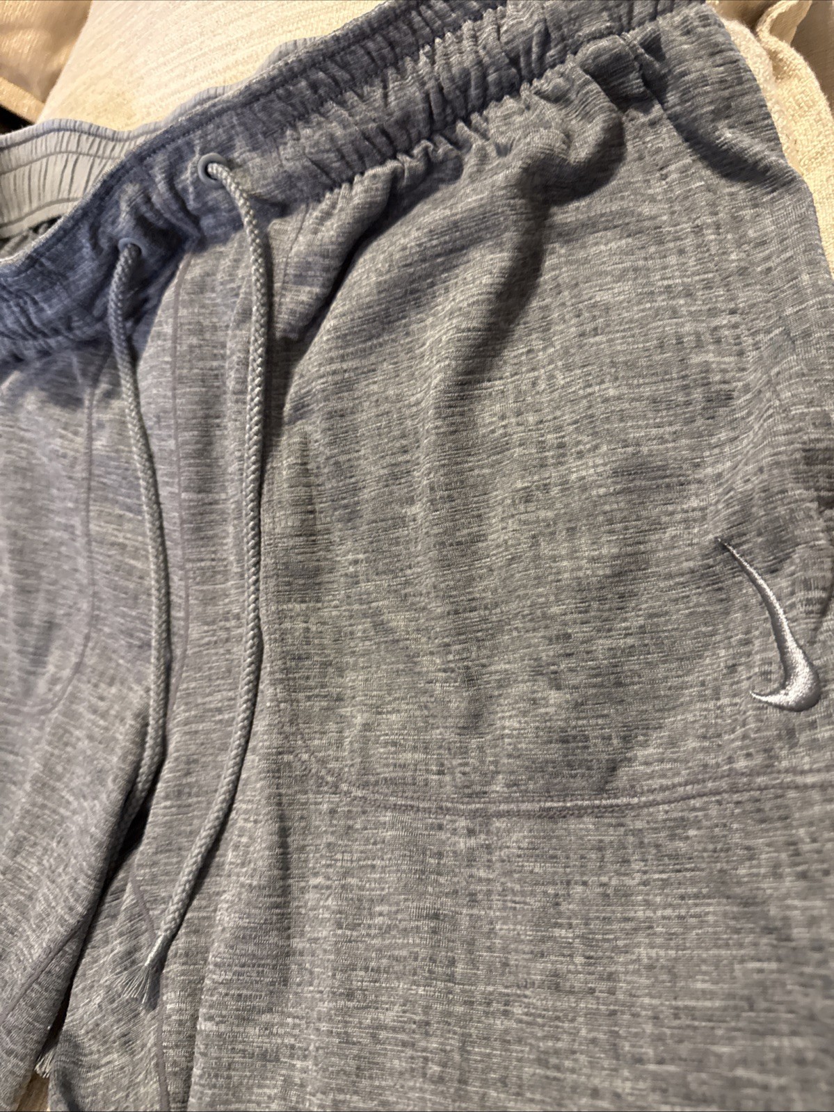 ALTRA Nike pantaloni yoga morbidi taglia large FB7782 065 grigio