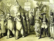 Academy of Music TEUTONIA MAENNERCHOR FANCY DRESS BALL 1868 Antique Print Matted