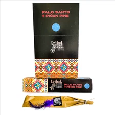 Tribal Soul Palo Santo Pine Incense Sticks - Pick 15-30-45-60-75-90-180 grams