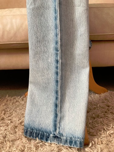 Levi Ostrich Original 511 Slim Men's Jeans Pants W31 L32 Light Blue/White - Picture 6 of 17