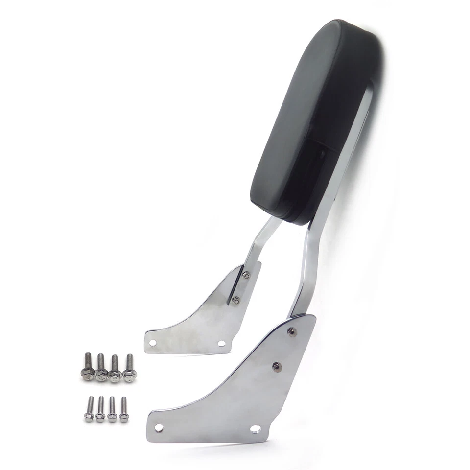 Respaldo llama barra Sissy con almohadilla de cuero para Honda Shadow ACE 1100/Tourer/Sabre Foto 2 de 4