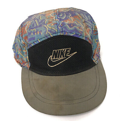 Vintage Nike 5 panel nylon hat style S30710CCH 560415 colorful 