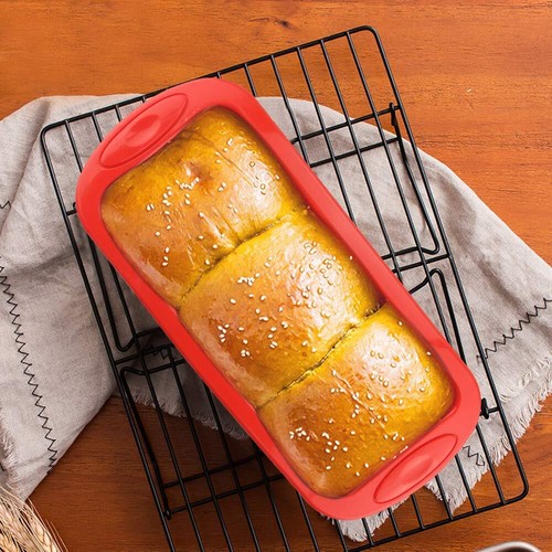 4 Pack Mini Loaf Pans Nonstick Mini Bread Loaf Pans Silicone Mini Loaf Baking Pa - Picture 4 of 7