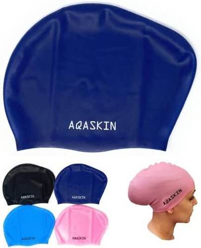 1 Cuffia Nuoto Silicone per capelli lunghi adulto piscina mare terme spa hotel - Foto 1 di 7