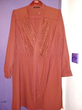 SO FABULOUS BURGUNDY LACE TRIM DRESS..SIZE 26..BNWT