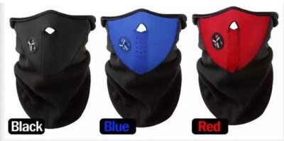 Fahrrad Motorrad THERMOSKI Gesicht Nackenabdeckung Wärmer Neopren Maske Sturmhaube Sport