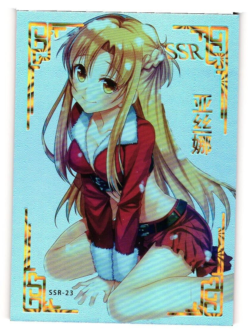 Sexy Card Sword Art Online Asuna Yuuki Goddess Story SSR-025