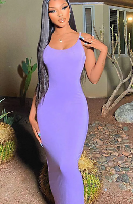 fashion nova purple dress Farrah Tulle Dress Lavender – Rehabcouture main image 1