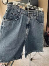 NWT NOS 1994 Girls Plus 18 1/2 Levi  s 550 Light Rinse Blue Jean Shorts 31x7.5  