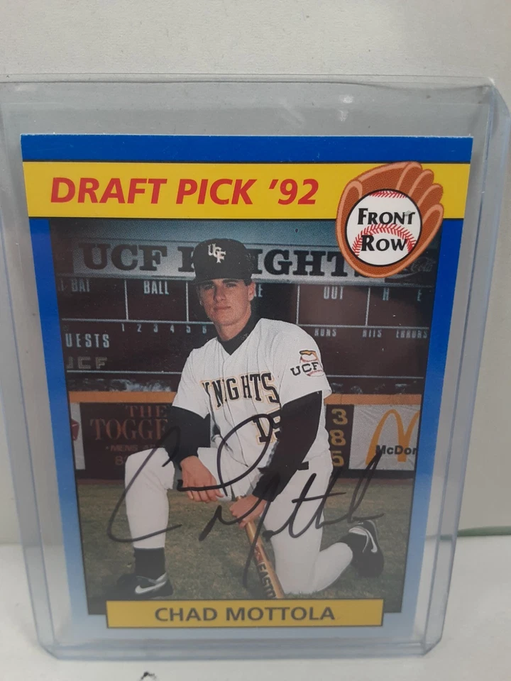 Chad Mottola Signed 1992 Front Row Draft Picks #82 Card Autograph Reds $1.08 S&H - Image 3 of 4
