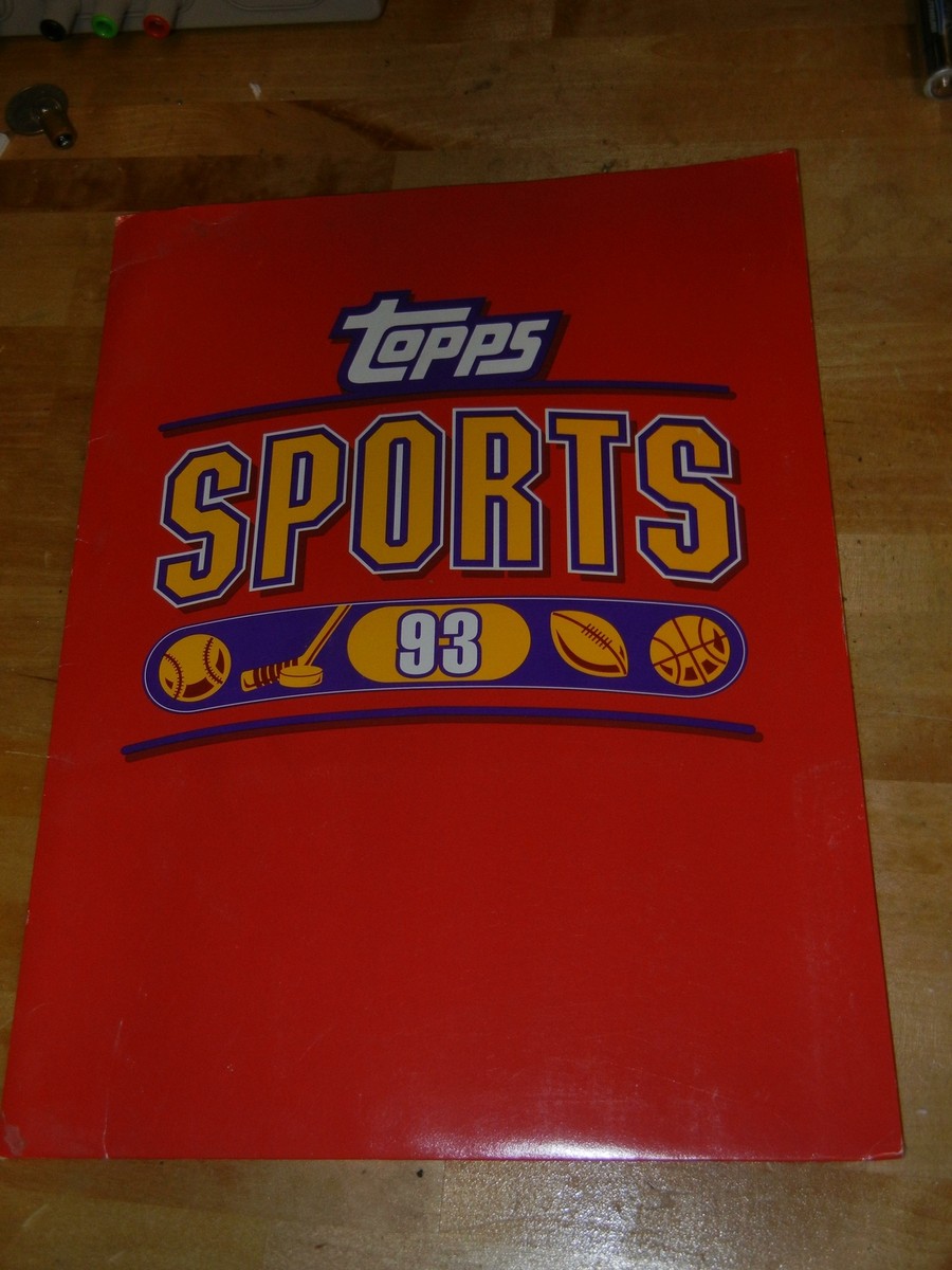 Rare Topps Sports Cards 93 Folder with Public Relations Releases | eBay Rare Topps Sports Cards 93 Folder with Public Relations Releases | eBay