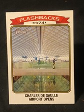2023 Topps Heritage ⭐News Flashbacks⭐ Charles de Gaulle Airport #NF-5